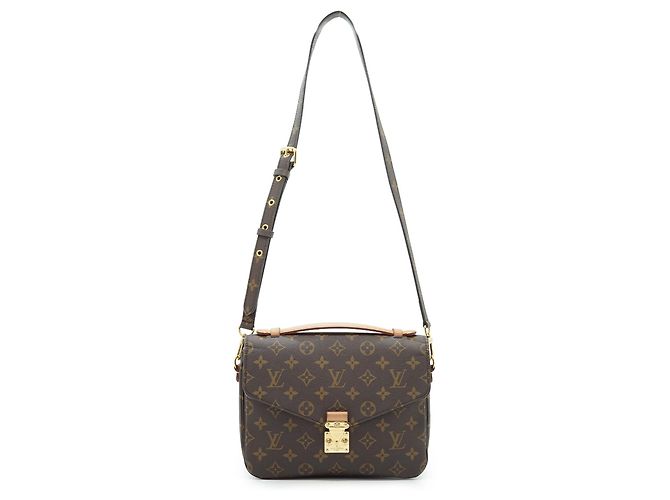 Louis Vuitton Monogram Pochette Metis MM Castaño - vista 3