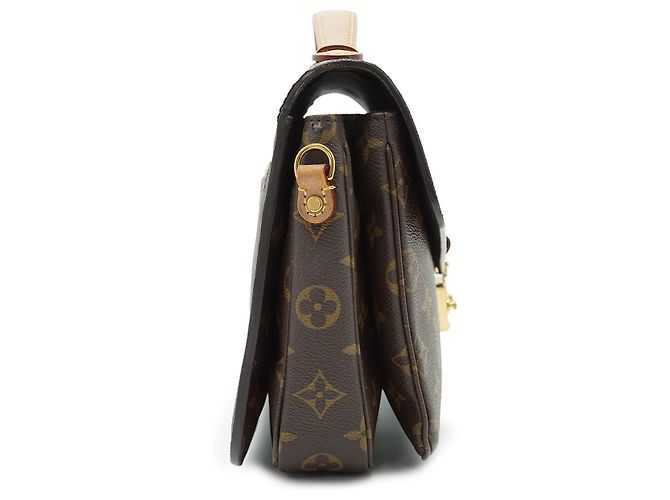 Louis Vuitton Monogram Pochette Metis MM Castaño - vista 4