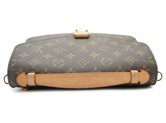 Louis Vuitton Monogram Pochette Metis MM Castaño - vista 9