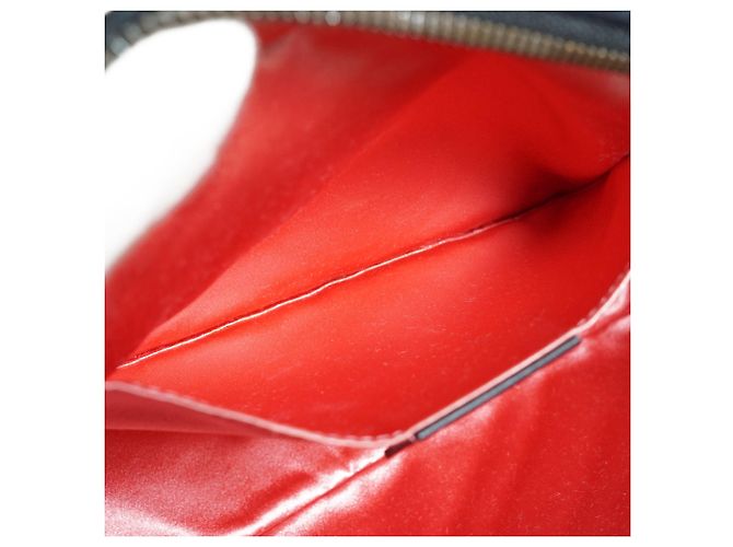 Gucci Borsa a tracolla Camera GG Marmont in velluto Nero Rosa - vista 15