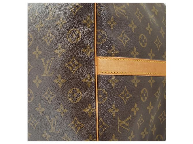 Louis Vuitton Monogram Keepall Bandouliere 60 Castaño - vista 7