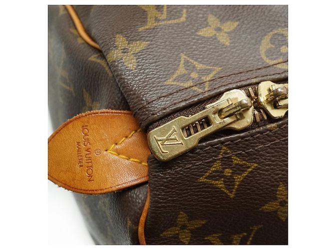 Louis Vuitton Vintage Monogram Keepall 45 Marron - vue 11