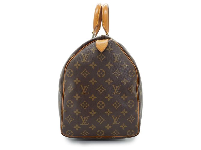Louis Vuitton Vintage Monogram Keepall 45 Marron - vue 3