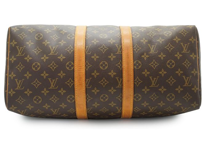 Louis Vuitton Vintage Monogram Keepall 45 Marron - vue 5