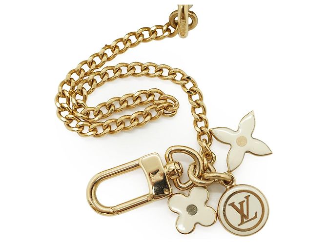 Louis Vuitton Monogram Vernis Porte Monnaie Coeur Branco Dourado - vista 7