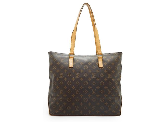 Louis Vuitton Monogram Cabas Mezzo Tote Brown - view 2