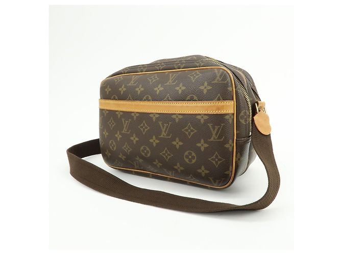 Louis Vuitton Reporter Monogram Canvas PM Marrom - vista 3