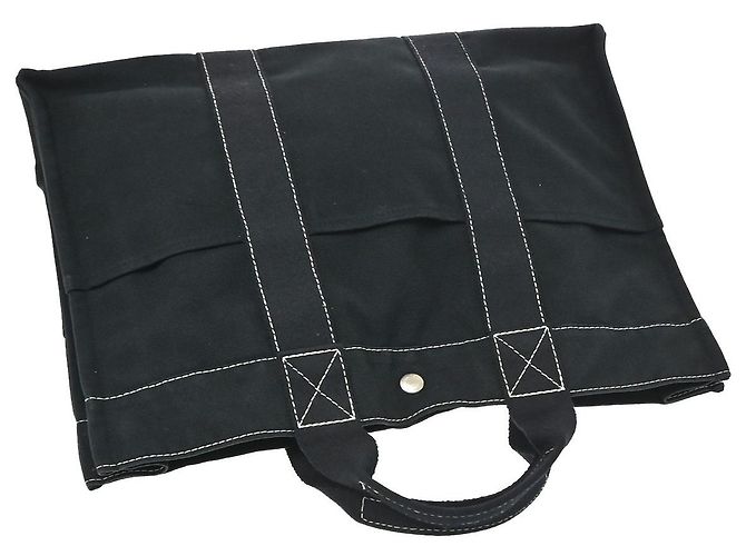 Hermès Hermes Fourre Tout Toile MM Schwarz - Ansicht 7