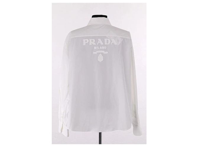 Prada White Cotton Shirt - view 4