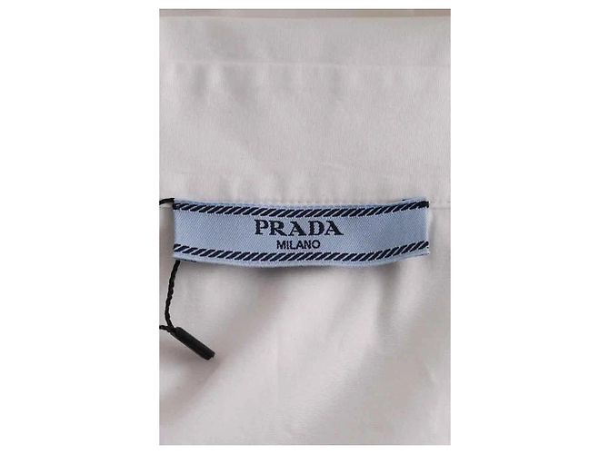 Prada White Cotton Shirt - view 5