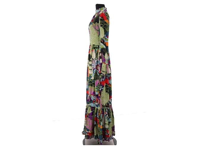 Autre Marque La DoubleJ Kleid aus Seide Lila - Ansicht 3