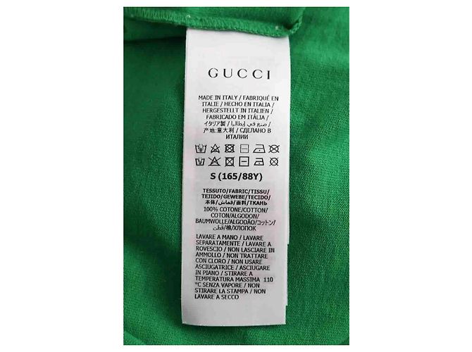 Gucci Kleid aus grüner Baumwolle - Ansicht 6