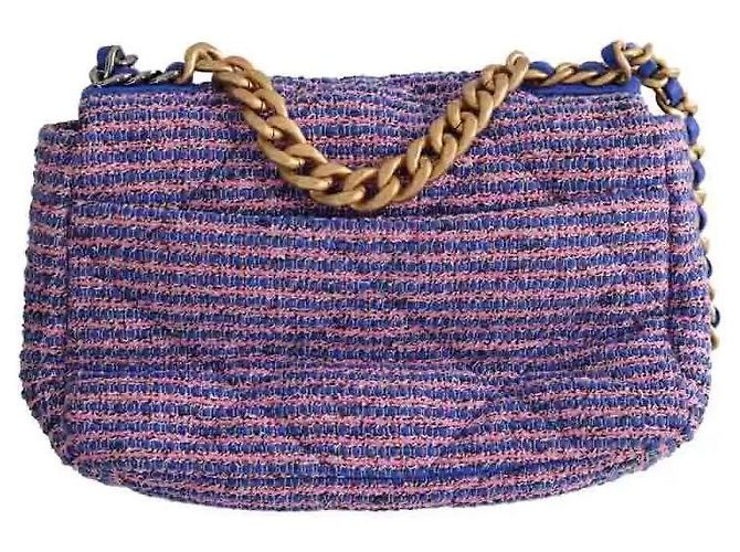 Chanel 19 Schultertasche rosa Pink - Ansicht 4