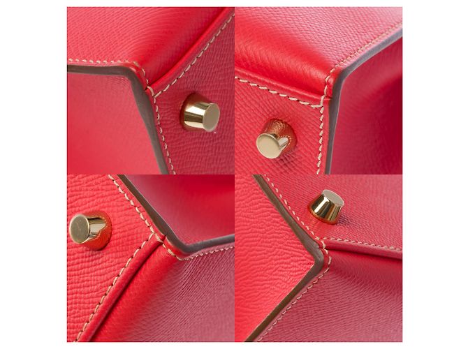 Hermès Bolsa HERMES Kelly 25 em Couro Rosa - 103988 - vista 12