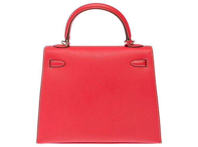 Hermès Bolsa HERMES Kelly 25 em Couro Rosa - 103988 - vista 4