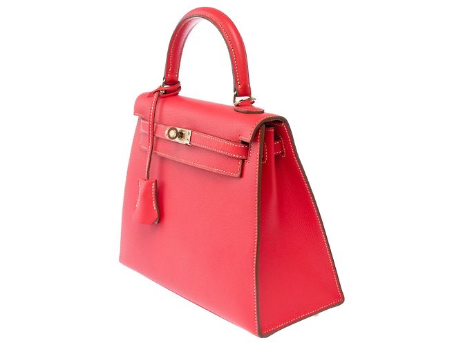 Hermès Bolsa HERMES Kelly 25 em Couro Rosa - 103988 - vista 5