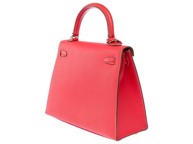Hermès Bolsa HERMES Kelly 25 em Couro Rosa - 103988 - vista 6