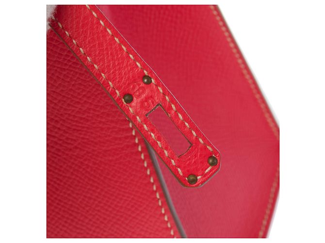 Hermès Bolsa HERMES Kelly 25 em Couro Rosa - 103988 - vista 8