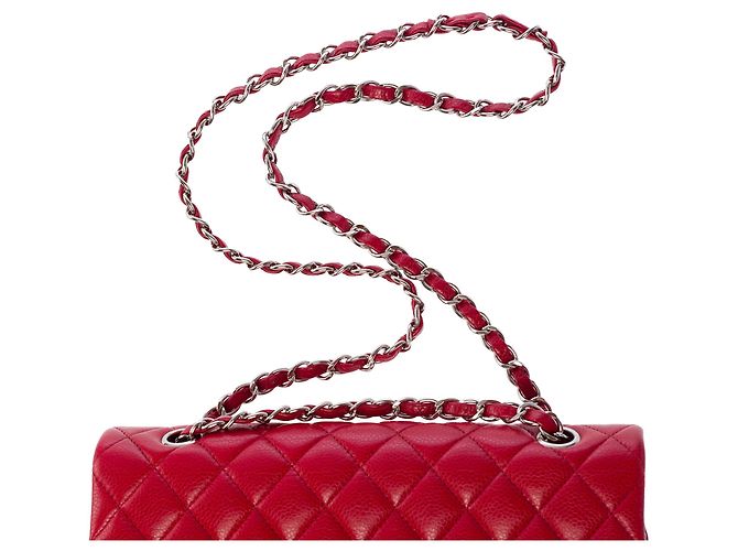 Borsa CHANEL Timeless/Classique in Pelle Rossa - 103987 Rosso - vista 10