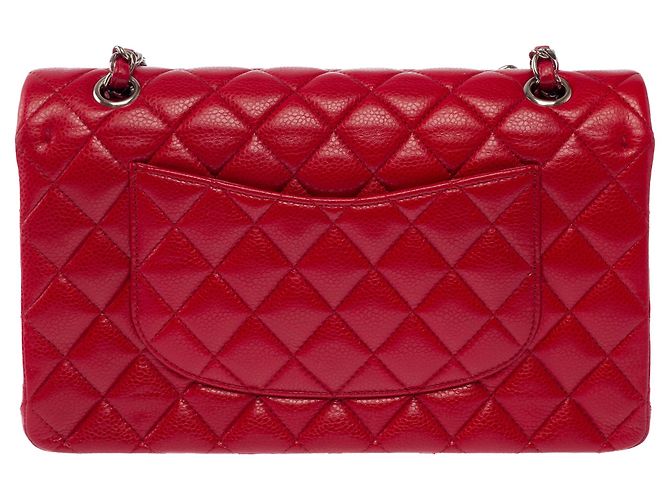 Borsa CHANEL Timeless/Classique in Pelle Rossa - 103987 Rosso - vista 4
