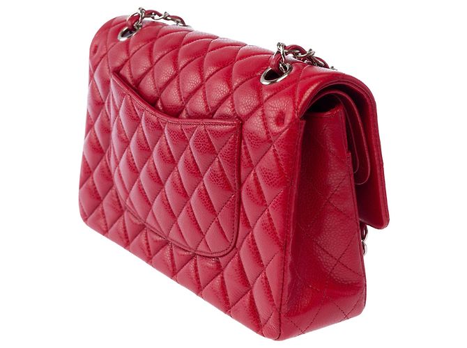 Borsa CHANEL Timeless/Classique in Pelle Rossa - 103987 Rosso - vista 6