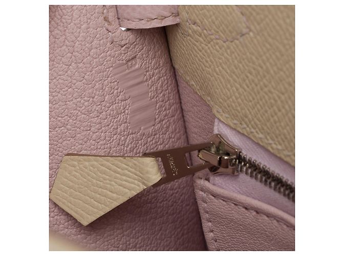 Hermès mala HERMES Kelly 25 em Couro Branco - 103980 - vista 8