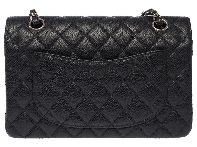CHANEL Timeless/Classique Tasche aus schwarzem Leder - 103983 - Ansicht 4
