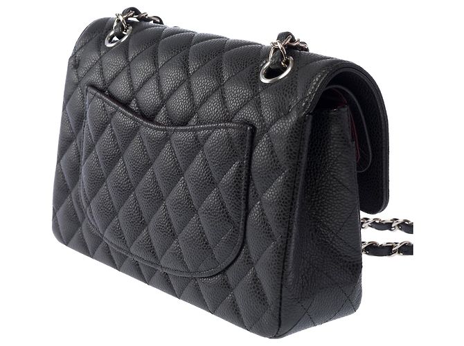 CHANEL Timeless/Classique Tasche aus schwarzem Leder - 103983 - Ansicht 6