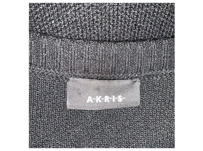 Jersey de cashmere sin mangas negro Akris con cremallera frontal - vista 5