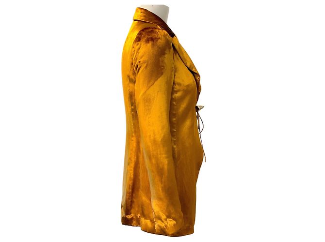 Blazer Bilba in velluto oro Cult Gaia D'oro - vista 2