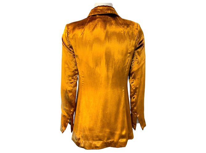 Blazer Bilba in velluto oro Cult Gaia D'oro - vista 3