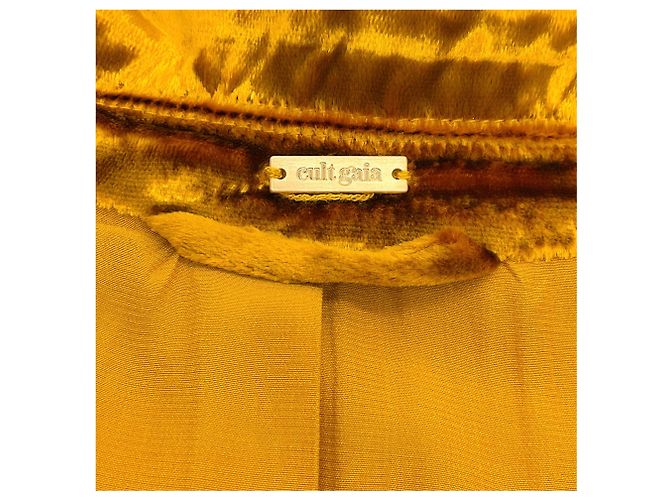 Blazer Bilba in velluto oro Cult Gaia D'oro - vista 4
