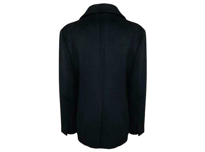 Giacca Jil Sander in lana, angora e cashgora nera - vista 3