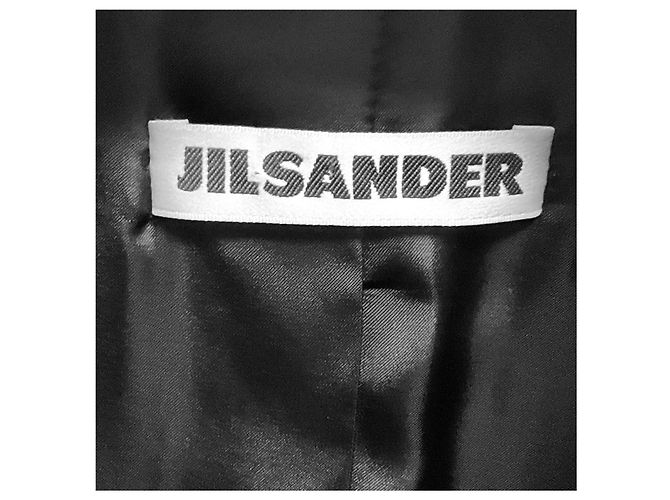 Giacca Jil Sander in lana, angora e cashgora nera - vista 4