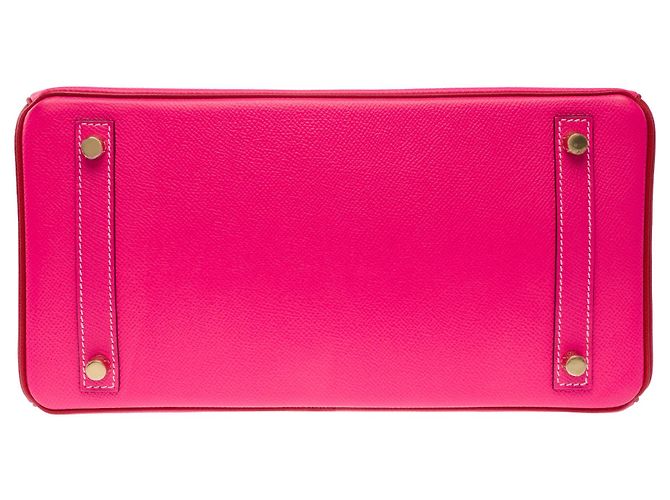 Hermès mala HERMES Birkin 30 em Couro Rosa - 103991 - vista 11