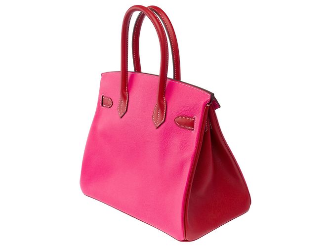 Hermès mala HERMES Birkin 30 em Couro Rosa - 103991 - vista 6