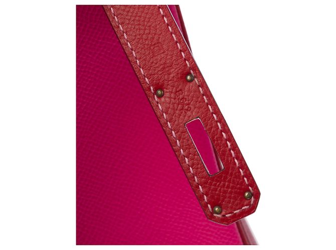 Hermès mala HERMES Birkin 30 em Couro Rosa - 103991 - vista 8