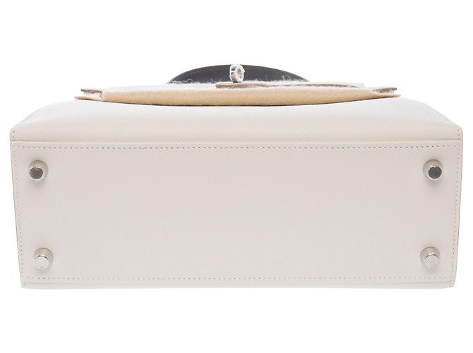 Hermès HERMES Kelly 25 Tasche aus grauem Leder - 103981 - Ansicht 11