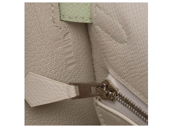 Hermès HERMES Kelly 25 Tasche aus grauem Leder - 103981 - Ansicht 8