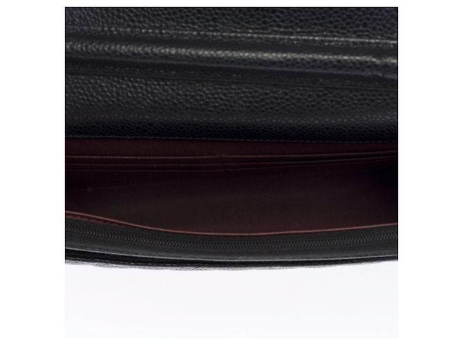Saco CHANEL Wallet on Chain em Couro Preto - 103982 - vista 8