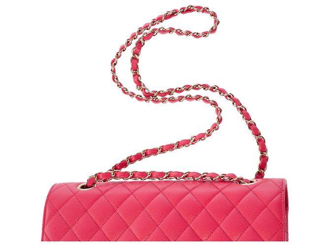 CHANEL Timeless/Classique Tasche aus rosa Leder - 103984 Pink - Ansicht 10