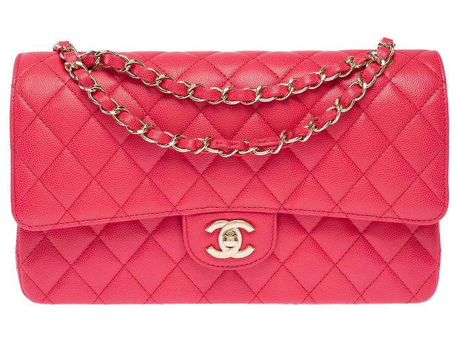 CHANEL Timeless/Classique Tasche aus rosa Leder - 103984 Pink - Ansicht 3