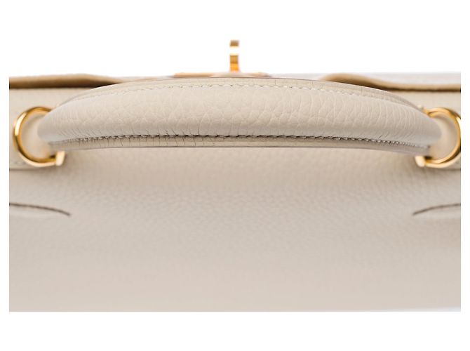 Hermès Bolsa HERMES Kelly 25 em Couro Branco - 103993 - vista 10