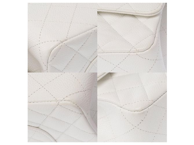 Bolso CHANEL Timeless/Classique en Cuero Blanco - 103979 - vista 12