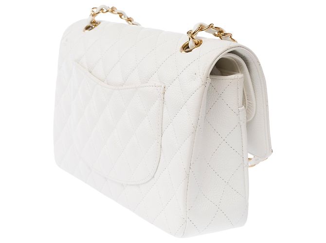 Bolso CHANEL Timeless/Classique en Cuero Blanco - 103979 - vista 6