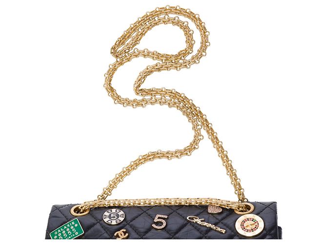 Borsa CHANEL 2.55 in Pelle Nera - 103986 - vista 10
