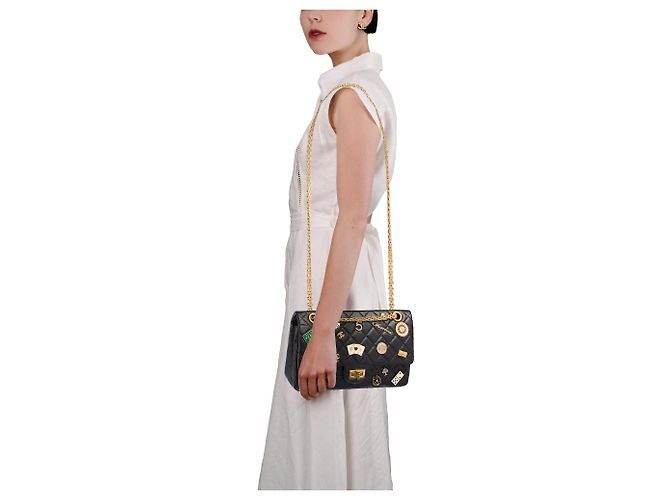 Borsa CHANEL 2.55 in Pelle Nera - 103986 - vista 13