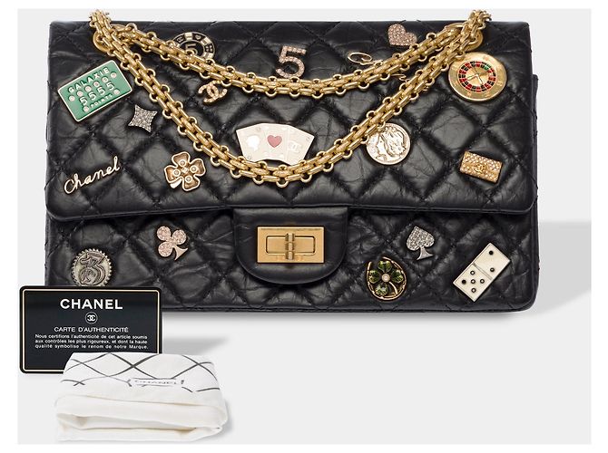 Borsa CHANEL 2.55 in Pelle Nera - 103986 - vista 2