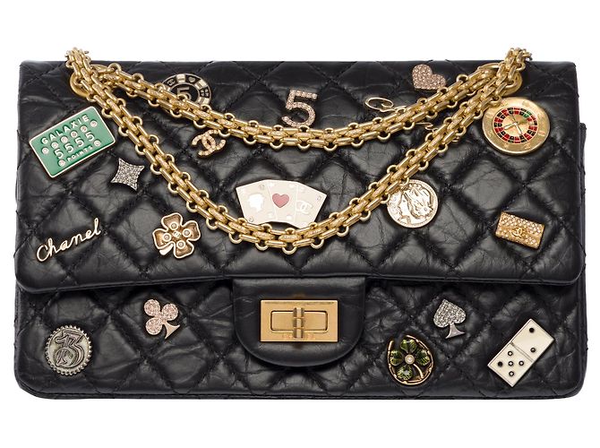 Borsa CHANEL 2.55 in Pelle Nera - 103986 - vista 3