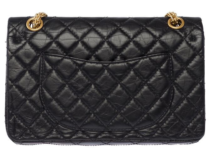 Borsa CHANEL 2.55 in Pelle Nera - 103986 - vista 4
